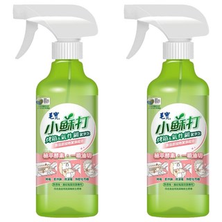 毛寶 小蘇打烤箱&氣炸鍋潔淨泡, 植物酵素 一噴油切, 食品添加物等級清潔成分, 425g, 2瓶