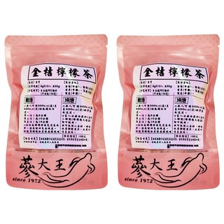 蓼大王金桔檸檬茶包 共60g, 6g, 10包, 2袋