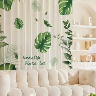 打孔式空調長門簾 窗簾 聚酯纖維 附贈流蘇綁帶, 200 x 150cm, 龜背葉