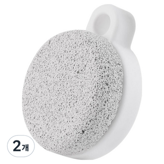 Bloom Sunny 白色短版足部去角質器, 1入, 2個, 170g