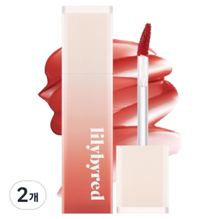 lilybyred Sweet Liar牛奶唇釉, 2個, 12 假裝是小蘋果戚風蛋糕, 4g