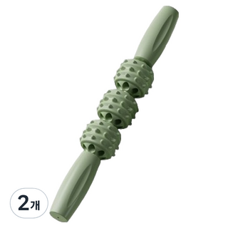 Potenkit 輕便按摩滾輪 29 x 5 cm, 2個, 3輪綠色