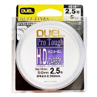 DUEL H.D. CARBON 50M 碳纖線 子線 2.5號 H916, 1個