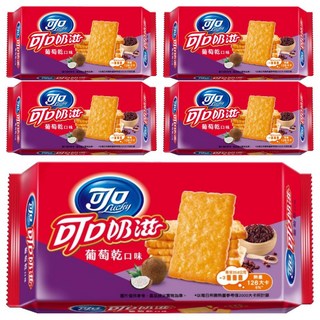 可口奶滋 葡萄乾口味, 103.2g, 5包