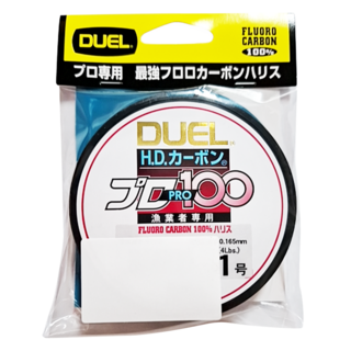 DUEL H.D. CARBON PRO100S 碳纖線 子線 H1112 #1.0 100m, 1個