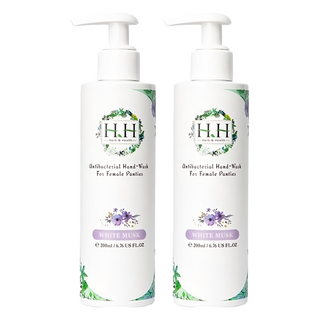 HH 草本新淨界 女性私密衣物抗菌手洗精 白麝香, 蛋白質酵素瓦解血漬, 乳酸益菌配方, 含護手保濕因子, 200ml, 2瓶
