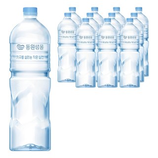 동원샘물 무라벨, 2L, 12개