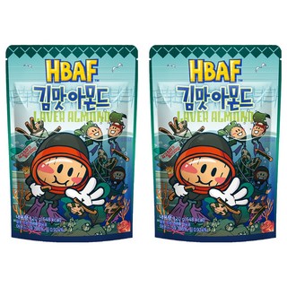 HBAF 杏仁果 海苔味, 120g, 2包