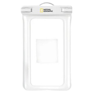 NATIONAL GEOGRAPHIC 國家地理 防水手機袋DX, 白色, 1個