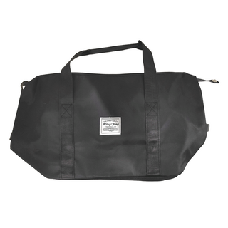 大容量旅行袋, 聚酯纖維, 擴充前40/55 x 32 x 20cm 擴充後40/55 x 44 x 20cm, 黑色