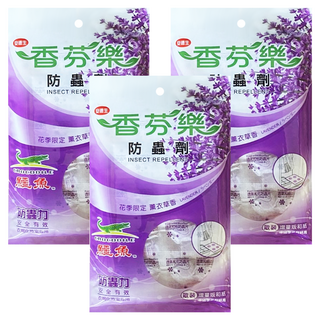 安德生 香芬樂防蟲劑 薰衣草香 增量版和紙, 1包, 3包