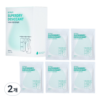 닥터퓨리 슈퍼드라이 옷걸이형 제습제 본품 5개입, 600g, 2개