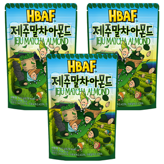 HBAF 杏仁果 濟州抹茶味, 120g, 3包