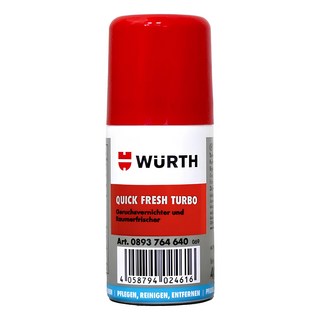 WURTH QUICK FRESH TURBO 車輛空調系統清潔劑，40ml, 1瓶