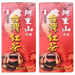 啡茶不可 阿里山紅茶, MIT台灣製造, 百分百台灣茶葉, SGS檢驗, 100g, 1入, 2盒