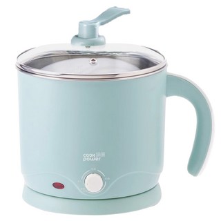 cook power 鍋寶 316雙層防燙多功能美食鍋 霧綠色, BF-9168MG