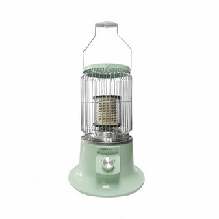 SOnGEn 松井 懷舊日式仿煤油電暖器 360°環形速暖 遠紅外線發熱, SG-019KP, 1個, 綠色