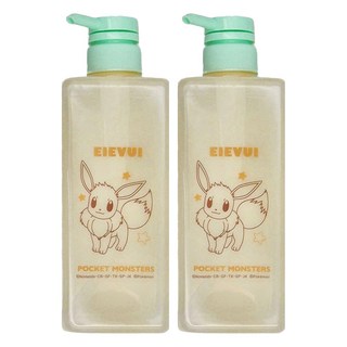 PoKeMoN 寶可夢 沐浴空罐 600ml 6.6 x 6.6 x 22cm, 伊布, 2件