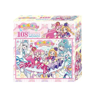 美少女 美妙寵物光之美少女盒裝拼圖 兒童益智玩具 親子互動遊戲, 1入, 108片
