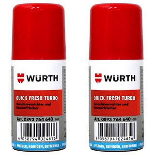 WURTH QUICK FRESH TURBO 車輛空調系統清潔劑，40ml, 2瓶