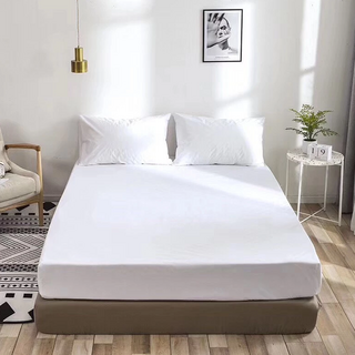 100%防水吸濕排汗床包式保潔墊 Advanta科技薄膜 MIT台灣製, 加大, 白色, 1件