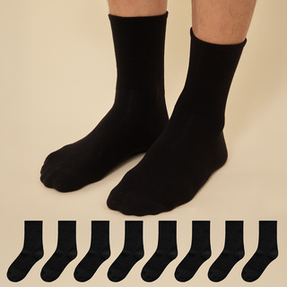 BASE ALPHA ESSENTIALS 男士舒適無束縛無壓迫踝襪8雙組