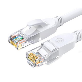 biaze 畢亞茲 CAT6 8芯雙絞 千兆高速網路傳輸線 白色 3m, 1條