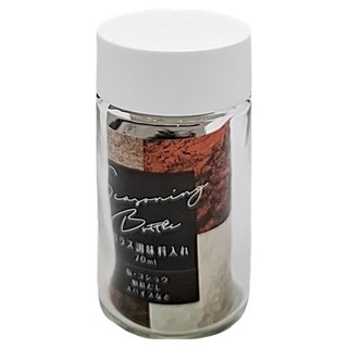 ECHO 玻璃調味罐,70ml,透明玻璃材質，易於清潔，密封防潮，廚房收納好幫手, 1入