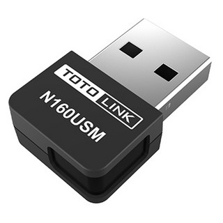 TOTOLINK 150M迷你USB無線網卡, 五秒安裝, 自帶驅動, 隱形設計, N160USM, 1個
