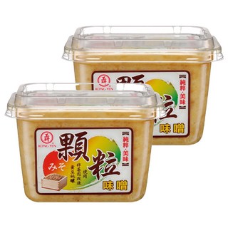 工研 顆粒味噌 嚴選非基因改造黃豆 純粹美味, 500g, 2盒