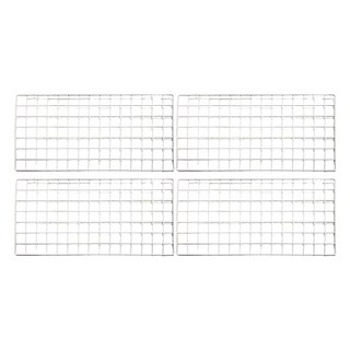 多用途網片置物架 28x60cm 白色 Set, 4個