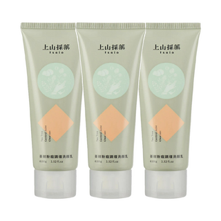 tsaio 上山採藥 茶樹粉痘調理洗顏乳 調理控油, 100g, 3條