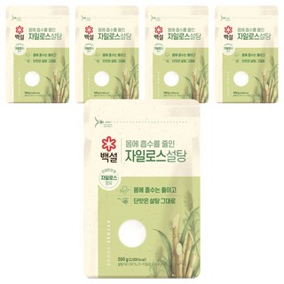 CJ BEKSUL 白雪 木糖砂糖, 500g, 5個
