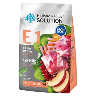 Holistic Recipe SOLUTION 耐吉斯 幼犬用無穀配方乾糧 E1, 活力羊肉餐, 2.04kg, 1袋