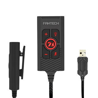 FANTECH AC3002 虛擬7.1遊戲級USB音效卡 簡單快速的聲音控制, 1個