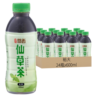 裕大 仙草茶 無糖, 600ml, 24瓶