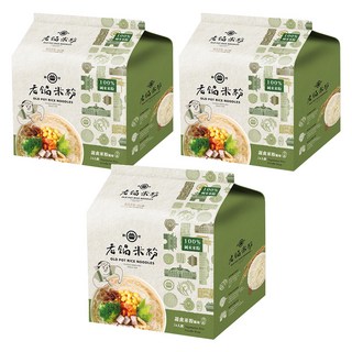 老鍋米粉 蔬食風味湯米粉 4包Set, 100%純米米粉, 240g, 3袋