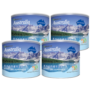 Vilson 米森 澳洲天然礦物湖鹽, 300g, 4罐