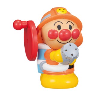 SEGA TOYS ANPANMAN 麵包超人 轉轉泡澡水槍, 變身消防隊員 附有二種不同水流, 1個, 1.5歲以上, 麵包超人 消防隊員