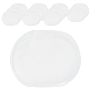 HUKUKU 福可 PU凝膠隱形隨意貼 12枚入 - 無痕可重複使用 居家辦公裝飾固定好幫手, 1包