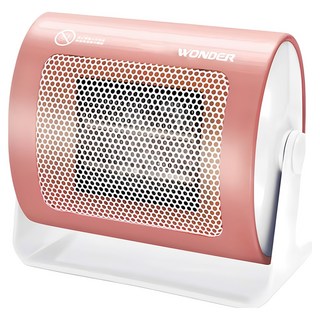 wonder 旺德電通陶瓷電暖器 WH-W09F, PTC發熱體安全不耗氧, 紅色