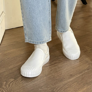 About Shoe Jelkio 拼接鞋頭懶人鞋