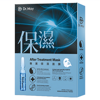Dr.May 美博士 專業保濕面膜, 適合術後護理, 添加8項金牌獎成分, 4片, 1盒
