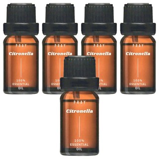 PRAY 天然單方精油系列 香茅, 10ml, 5瓶