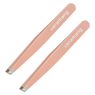 Veramang 眉毛夾 鑷子, 粉紅色, 2個