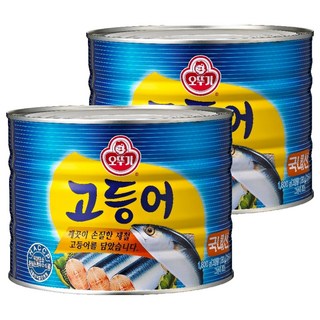 OTTOGI 不倒翁 鯖魚罐頭, 2罐, 1.8kg