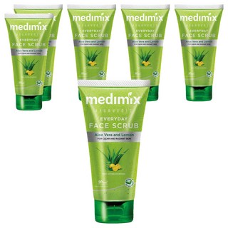 Medimix 阿育吠陀青檸去角質潔顏凝露 150ml 檸檬蘆薈, 6條