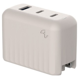 ALLite A1 PRO 70W 氮化鎵電源供應器 1A+2C 三孔快充, 淺灰褐, 1盒