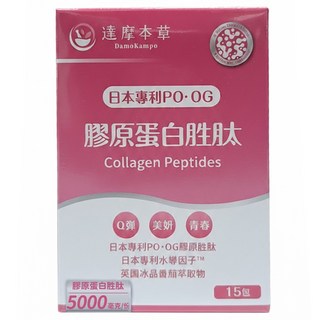 達摩本草 日本膠原蛋白胜肽珍珠粉, 6g, 15包, 1盒