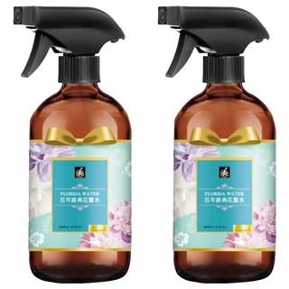 QUNDO 康朵 百年經典花露水 清新空氣 去除異味, 500ml, 2瓶